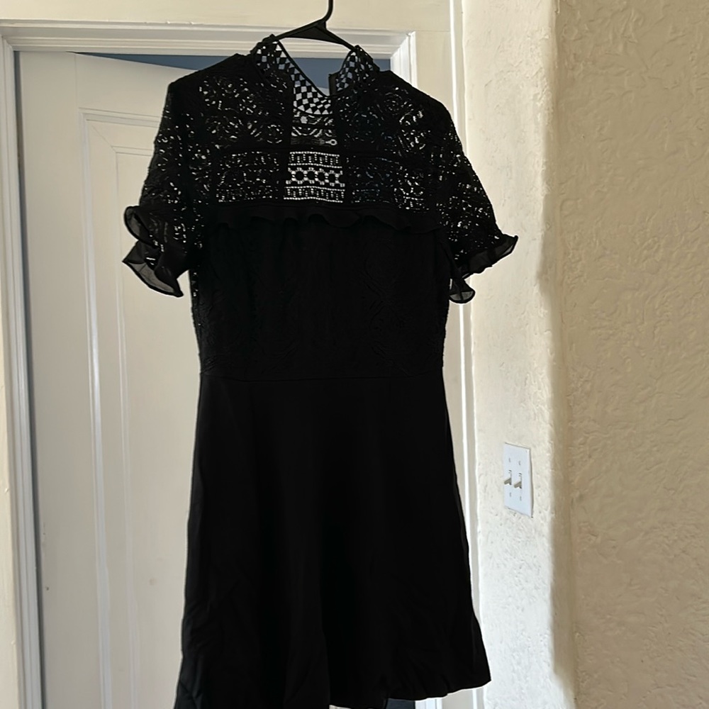 Nicole Miller lace and cotton dress